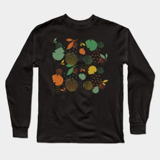 Leaves Pattern Long Sleeve T-Shirt